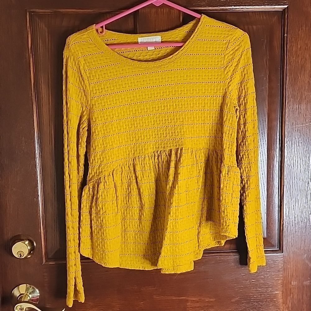 BKK Chance Cropped Top Long Sleeve Top M